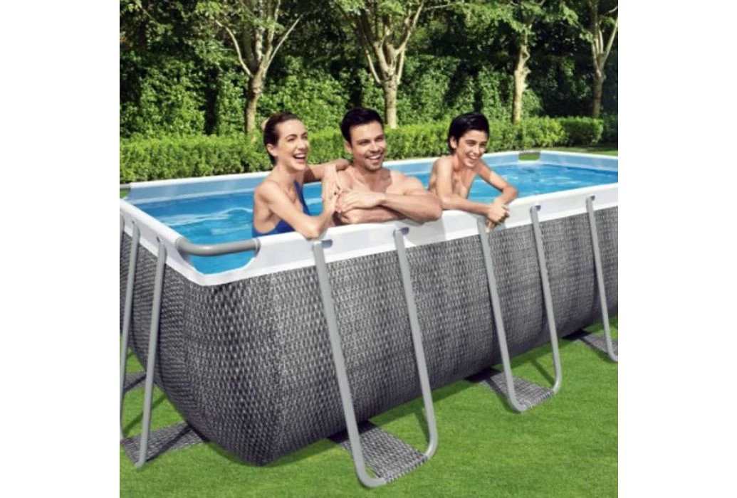 Bestway Power Steel Rotan Zwembad | 488 X 244 X 122 Cm - Afbeelding 5