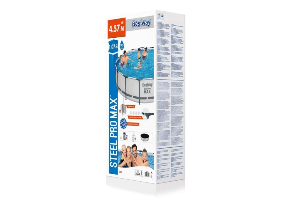 Bestway Steel Pro Max Zwembad | Ø 457 X 107 Cm - Afbeelding 4