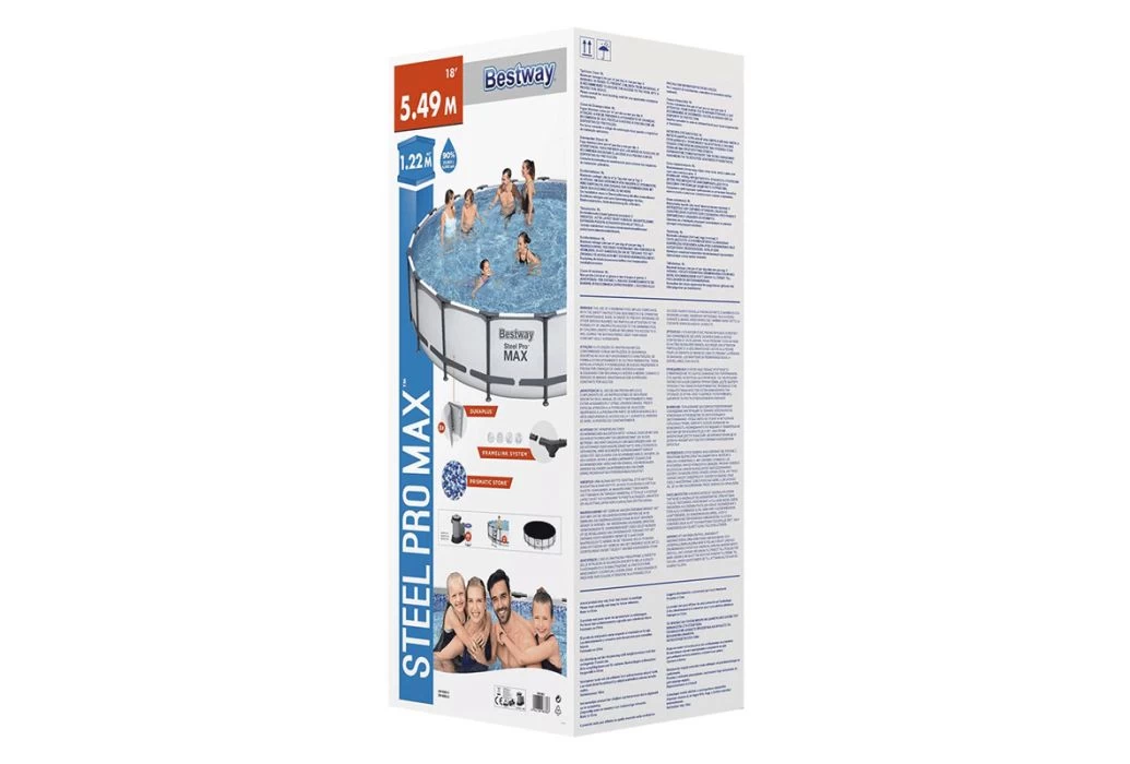 Bestway Steel Pro Max Zwembad | Ø 549 X 122 Cm - Afbeelding 6