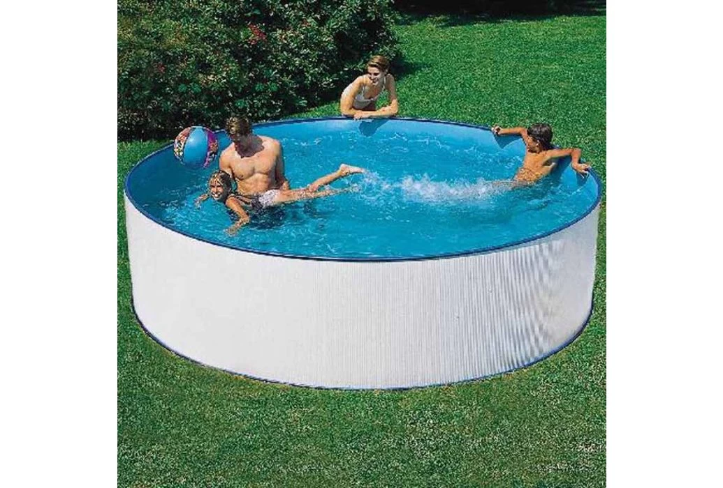 Summer Fun Basic Metalen Zwembad Grijs | Ø 350 X 90 Cm