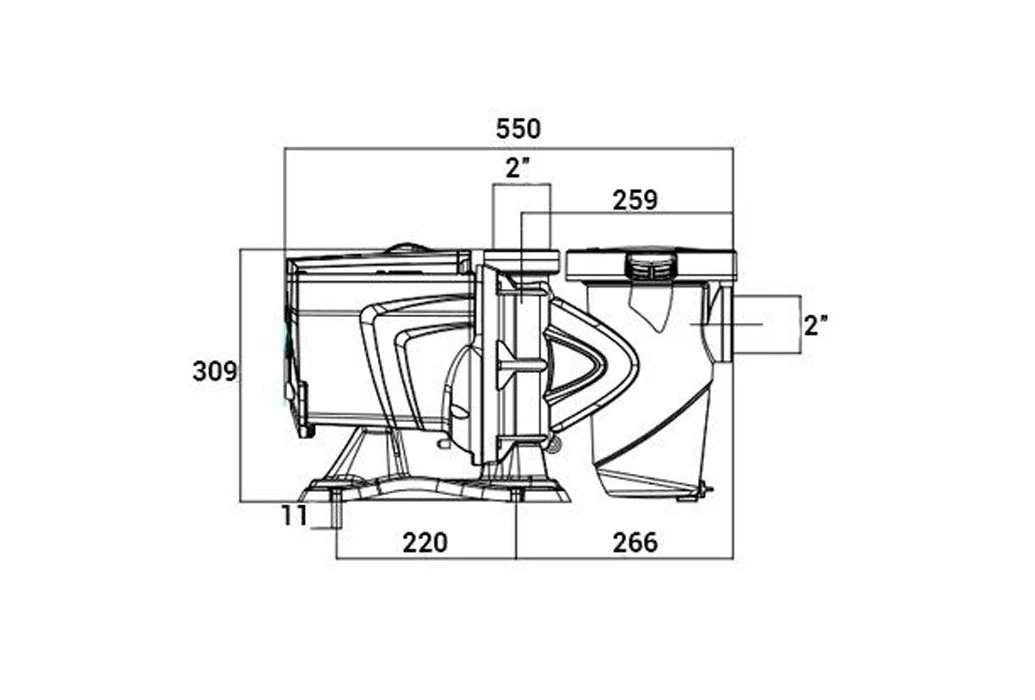 DAB Zwembadpomp E-Swim 150 M - Afbeelding 4