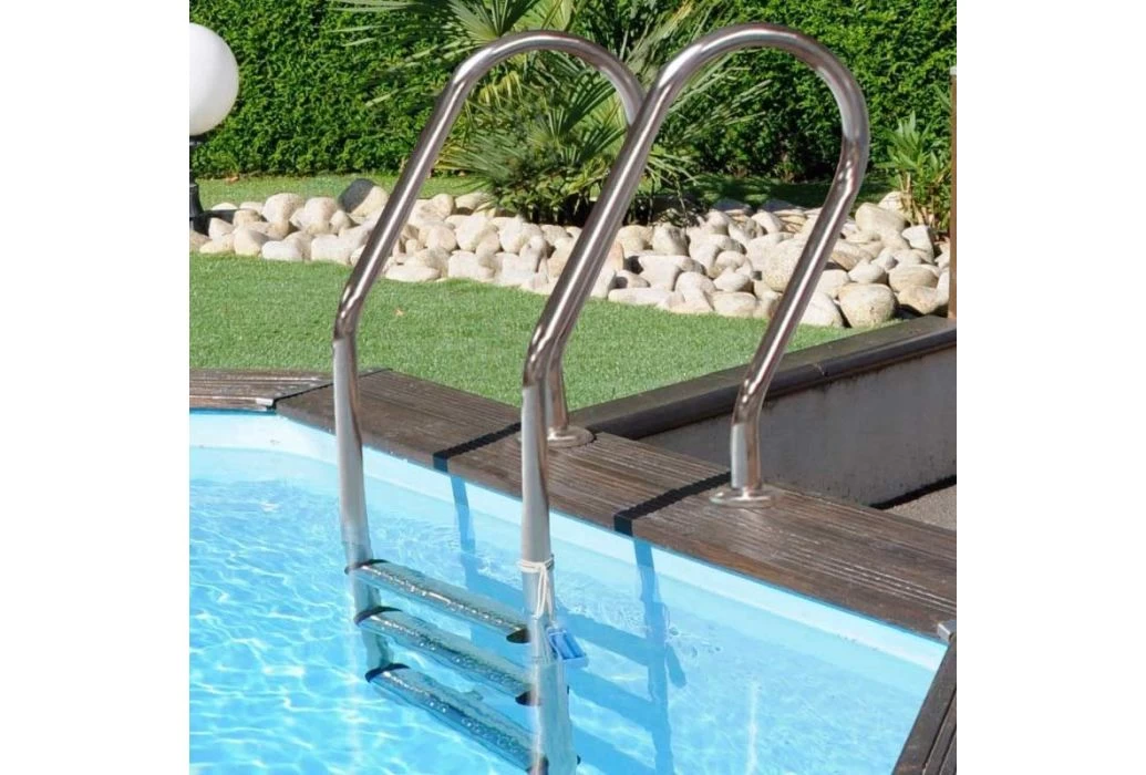 GRE Gré Houten Zwembad Loire | 400 X 250 X 119 Cm - Afbeelding 5