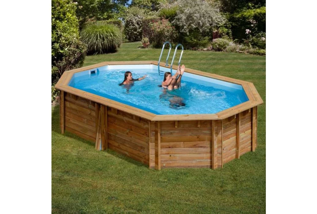 GRE Gré Houten Zwembad Normandië | 535 X 335 X 117 Cm - Afbeelding 2