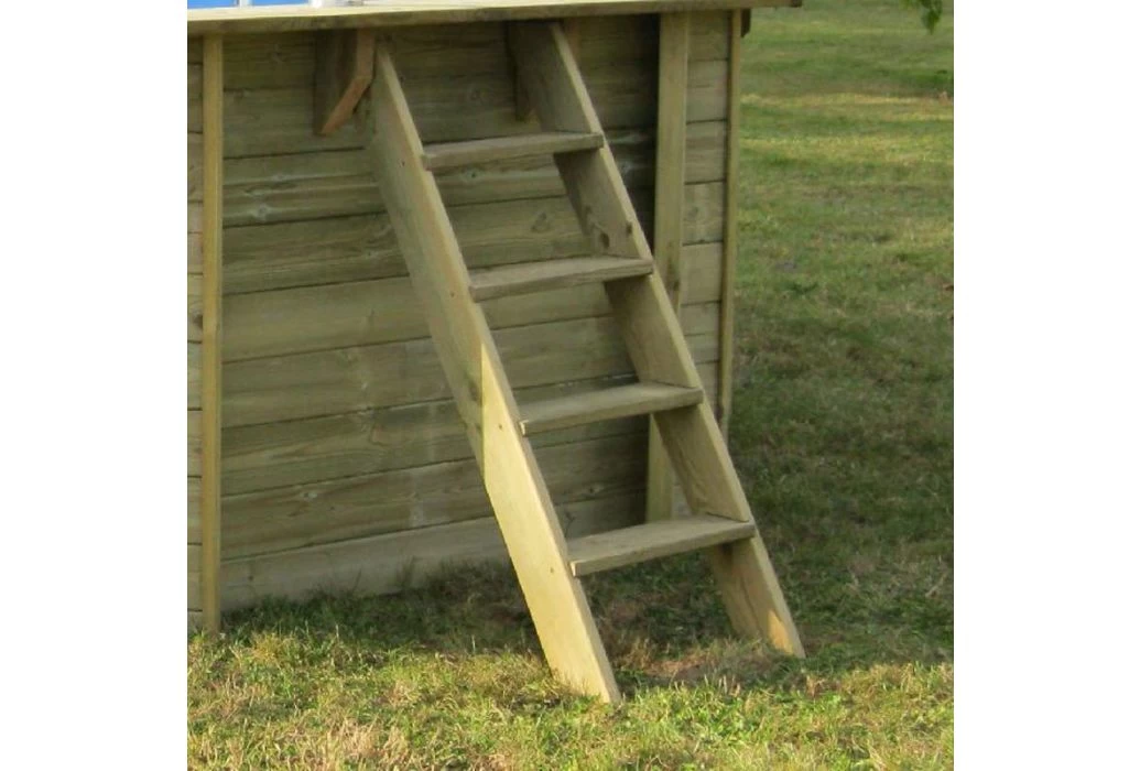 GRE Gré Houten Zwembad Normandië | 620 X 395 X 136 Cm - Afbeelding 4