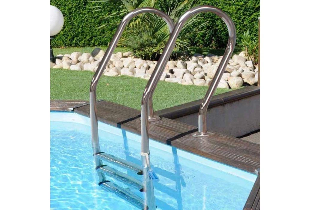 GRE Gré Houten Zwembad Normandië | Ø 400 X 119 Cm - Afbeelding 3