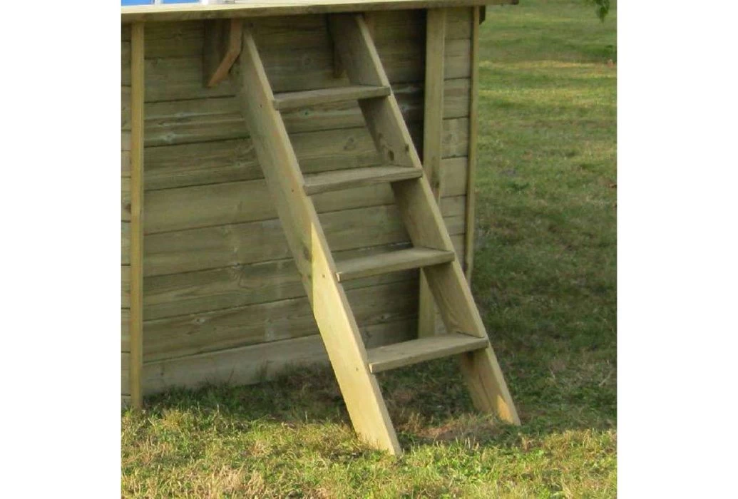 GRE Gré Houten Zwembad Normandië | Ø 400 X 119 Cm - Afbeelding 5