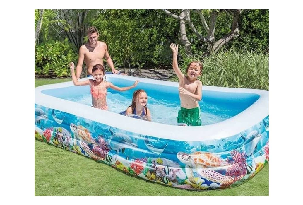 Intex Groot Opblaasbaar Zwembad Tropical Reef - Afbeelding 2