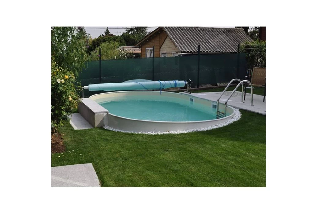 Happy Pool Metalen Zwembad | 714 X 400 X 120cm - Afbeelding 4