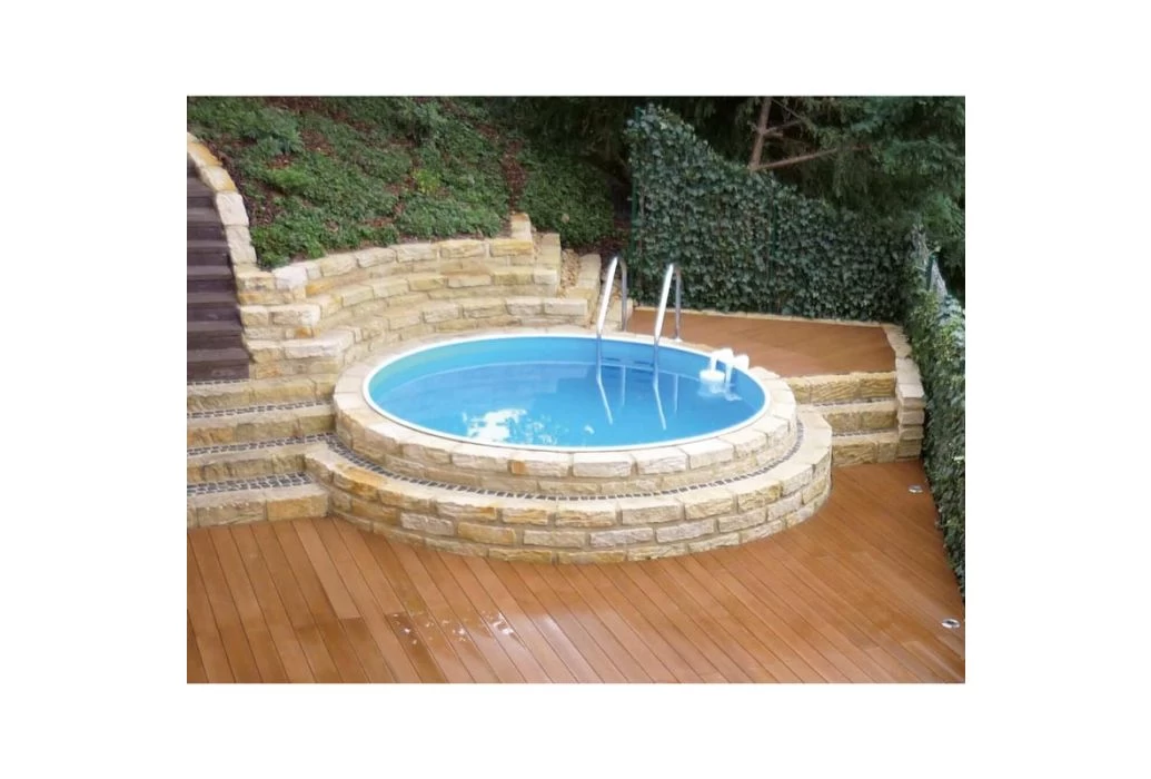 Happy Pool Metalen Zwembad | Ø 350cm X 150cm - Afbeelding 3