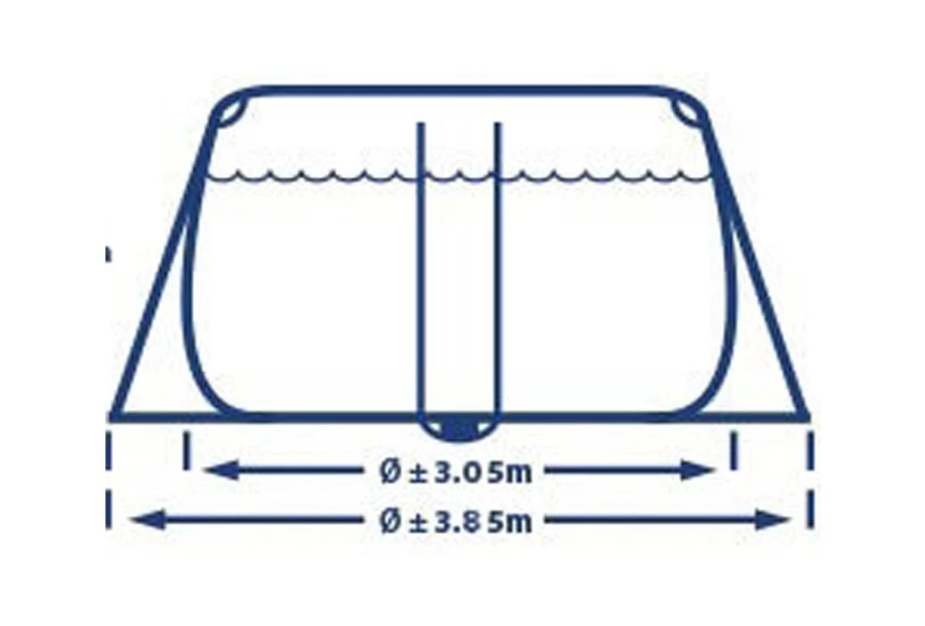 Intex Prism Frame Zwembad | 610 X 305 X 122cm Complete Set - Afbeelding 3