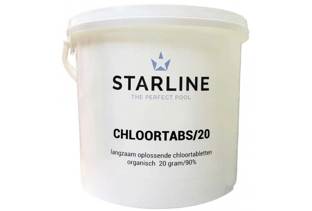 Starline Chloortabletten 90/ 20grams 5kg