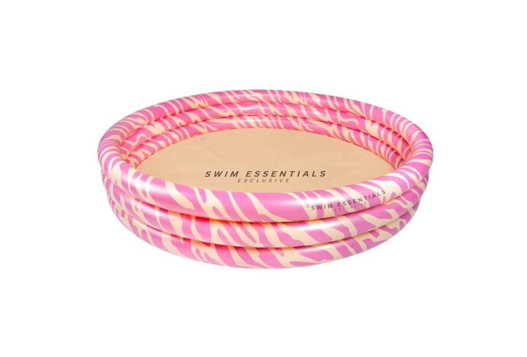 Swim Essentials Zwembad Ø150 Cm | Roze Zebra