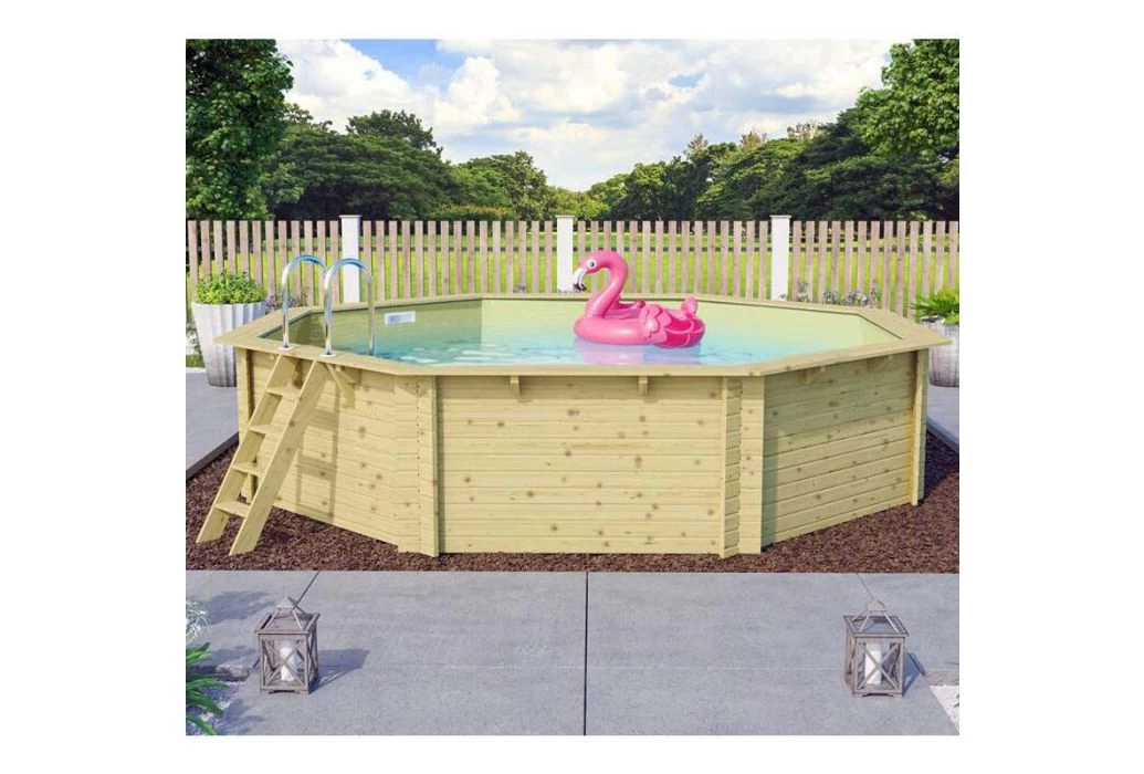 Trend Pool Houten Zwembad | Ø 547 X 124 Cm - Afbeelding 3